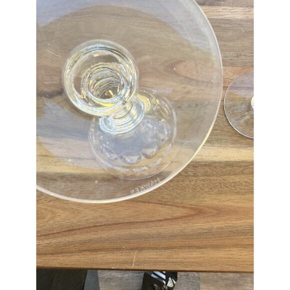 Vintage Hawkes Diamond Cut Glass Stemware 6.5” Tall ~set Of 2 - Picture 10 of 12